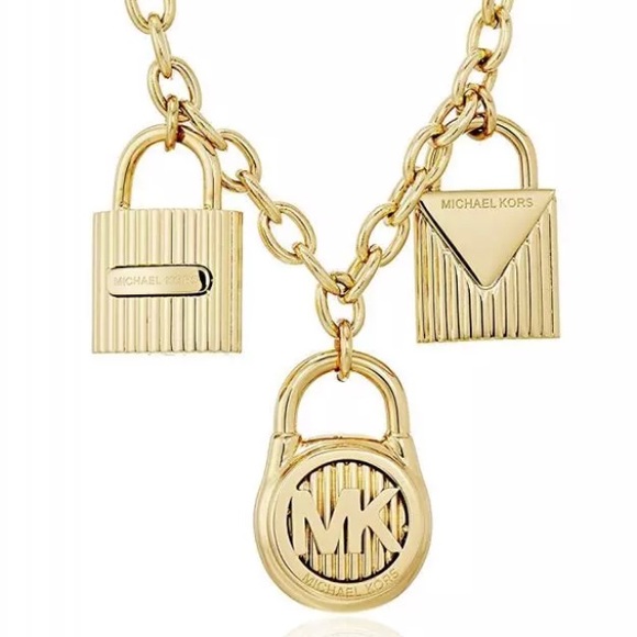 🆕Michael Kors Hamilton Pendant Necklace,16" + 4" - Picture 2 of 7